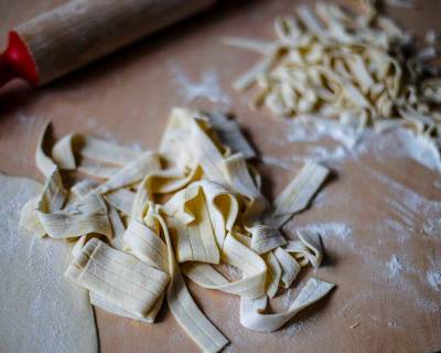 How to Make Homemade Flat Noodles With Egg Recipe