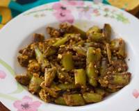 Mirch Ki Sabzi Recipe With Roasted Peanuts