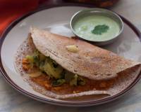 Mysore Masala Dosa Made With Ragi Dosa Batter