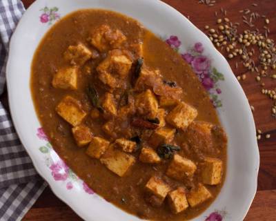 Paneer Gassi Recipe 