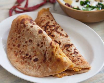 Stuffed Arbi Paratha Recipe