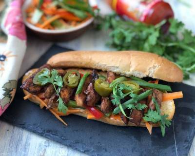 Chicken Bánh Mì Recipe - Vietnamese Grilled Chicken Sandwich