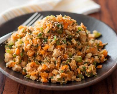 15 minute Cauliflower Fried Rice Recipe