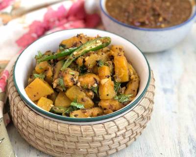 Achari Kaddu Ki Sabzi Recipe