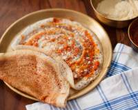 Andhra Style Erra Kaaram Dosa Recipe (Spicy Red Chilli Chutney Dosa Recipe)