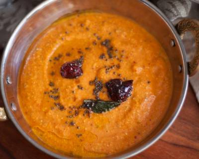 Mamidikaya Pesara Pappu Pachadi Recipe - Raw Mango & Dal Chutney