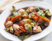 Asian Style Honey Chicken With Vegetables Recipe