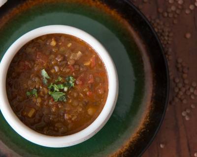 Awadhi Style Dal Masoor Musallam Recipe