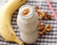 Banana Yogurt and Walnut Smoothie Recipe 