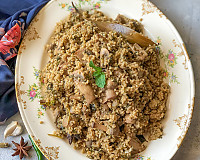 Barnyard Millet Mushroom Biryani Recipe