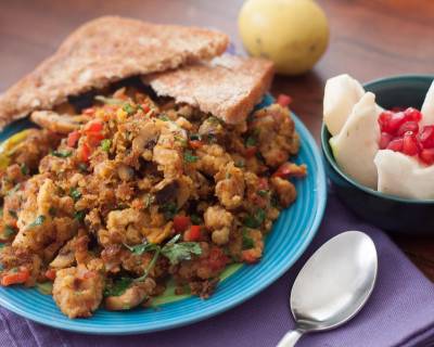 Besan Burji Recipe-Chickpea Flour Scramble Recipe