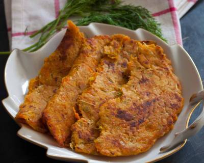 Carrot and Cucumber Thalipeeth Recipe