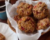 Chewy Strawberry Muesli Oats Cookie Recipe