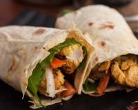 Achari Chicken Tikka Wrap Recipe