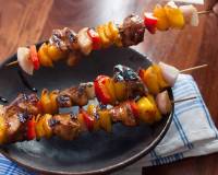 Chicken & Bell Pepper Skewers Recipe 