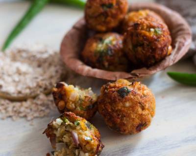 Dal Vada with Oats and Vegetable Recipe 