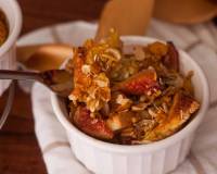 Figs and Muesli Bread Pudding Recipe