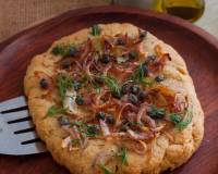 Focaccia Bread with Sweet Onion and Capers Recipe 