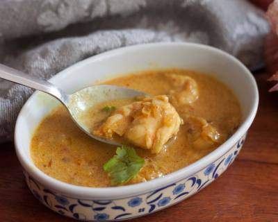 Goan style Caril De Camarao Recipe (Prawn Curry Recipe) 