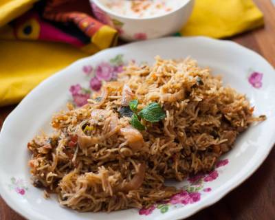 Hyderabad Style Kuska Recipe (Biryani Rice Recipe)