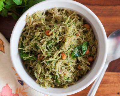 Pudina Shavige Recipe - Pudina Semiya Upma Recipe