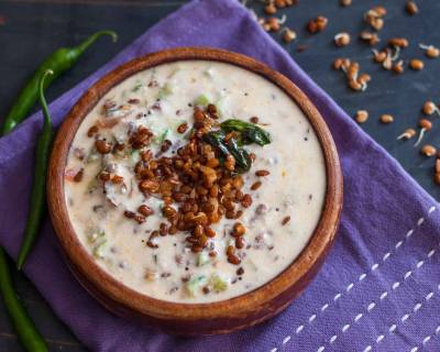 Kollu Pachadi Recipe (Sprouted Horse gram Raita Recipe)