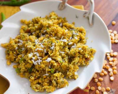 Maharashtrian Style Kairichi Dal Recipe (Chana Dal and Raw Mango Hash)
