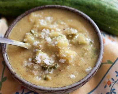 Maharashtrian Style Kakdichi Amti (Cucumber Gravy Recipe)