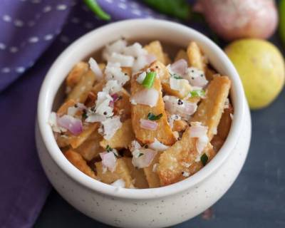 Maharashtrian Style Surnachi Koshimbir Recipe-Yam Salad