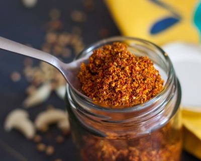 Kundapur Taal Masala Powder Recipe - Mangalorean Garlic Chilli Powder