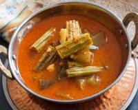 Konkani Style Maskasangi Magge Koddel Recipe-Drumstick and Mangalore Cucumber Curry