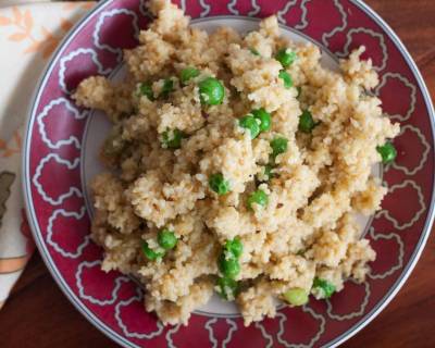 Matar Millet Pulao Recipe - Peas Pulao Recipe