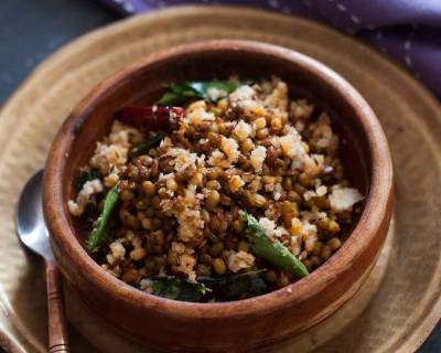 Matki Chi Usal Recipe - Spicy Moth Sprouted Salad