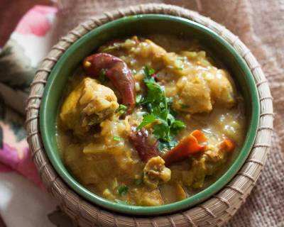 Mizoram Style Arsa Beipenek Recipe  - Spicy Chicken Stew 