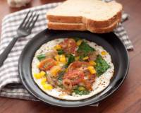 Mushroom, Spinach & Herbs Frittata with Egg White Recipe