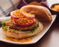 Open Burger with Vegetable Patty Recipe