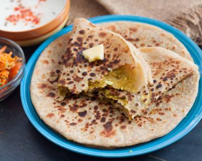 पनीर और हरे मटर का पराठा रेसिपी - Paneer and Green Peas Paratha Recipe