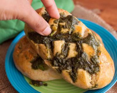 Pull Apart Bread With Basil Pesto Recipe 