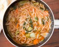 Shanghai Yang Chun Noodle Recipe (Flat Noodles In Soya Broth Recipe) 