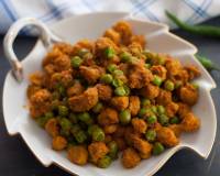 Soya Chunk And Green Peas Sabzi Recipe 