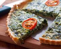 Spinach And Tomato Quiche Recipe 