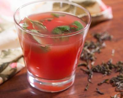 Watermelon Basil Green Tea Recipe