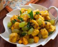 Konkani Style Avnas Ambe Sasam Recipe-Fruit Salad with Coconut