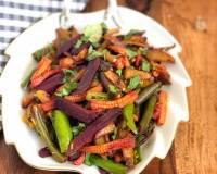 Aloo Beetroot and Baby Corn Mixed Sabzi Recipe  