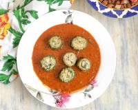 Bharwa Karela Makhani  Recipe - Stuffed Karela Masala Gravy 