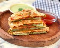 Classic Grilled Tomato Cucumber Chutney Sandwich Recipe