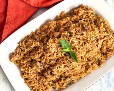 Sindhi Bhuga Chawal Recipe - Sindhi Style Browned Rice Pulao