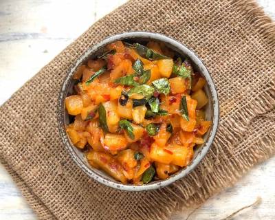 Tangy & Spicy Chunky Pineapple Chutney Recipe