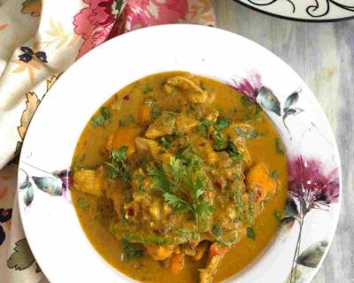 Thai Style Mango Chicken Coconut Curry Recipe 