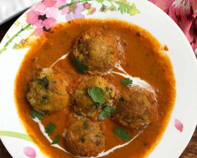 Suran Kofta Curry Recipe - Yam Kofta Curry